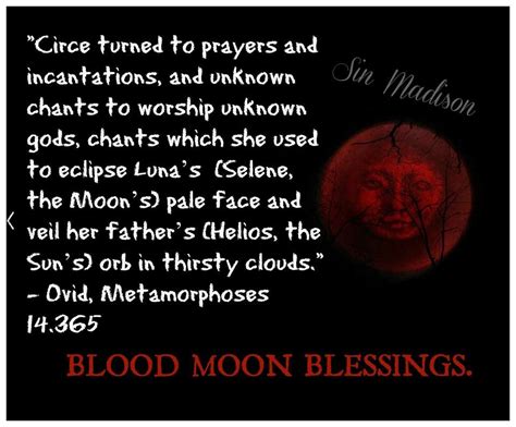 Blood monn pagan meaning